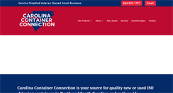 Desktop Screenshot of carolinacontainerconnection.com